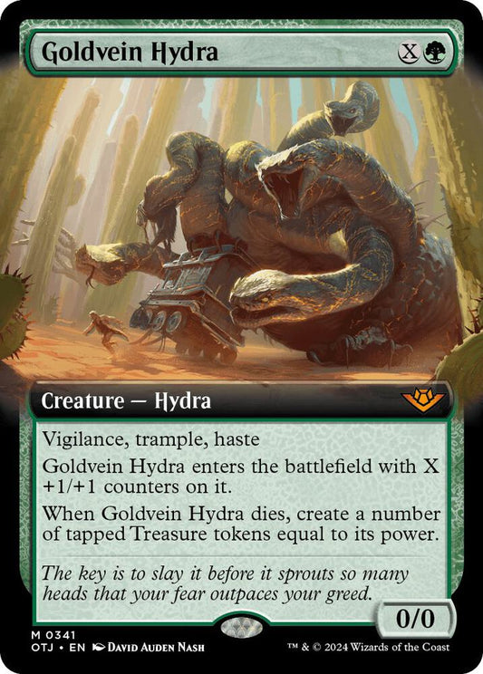 Goldvein Hydra (Extended Art) [Outlaws of Thunder Junction] 341