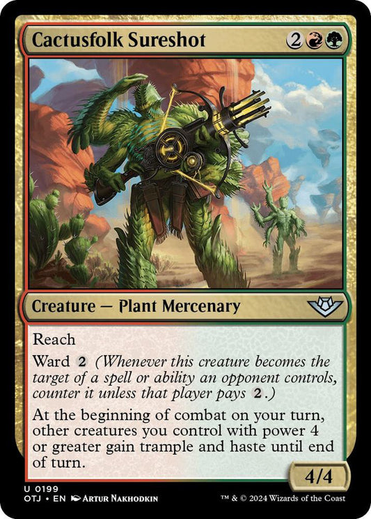 Cactusfolk Sureshot [Outlaws of Thunder Junction] 199