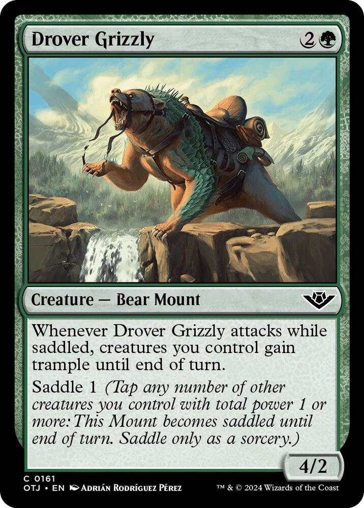 Drover Grizzly [Outlaws of Thunder Junction] 161