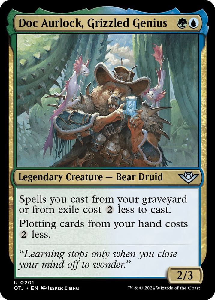 Doc Aurlock, Grizzled Genius [Outlaws of Thunder Junction] 201