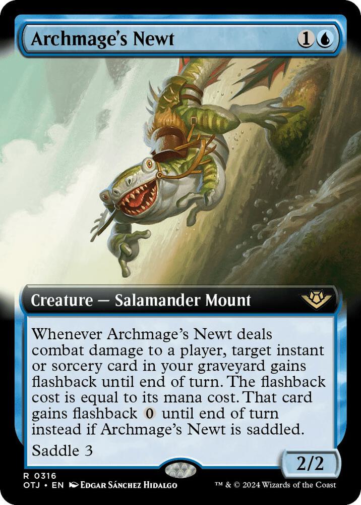 Archmage's Newt (Extended Art) [Outlaws of Thunder Junction] 316