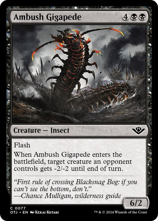 Ambush Gigapede [Outlaws of Thunder Junction] 77