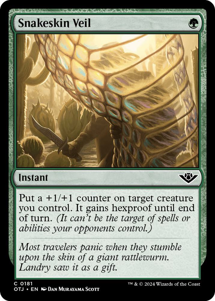Snakeskin Veil [Outlaws of Thunder Junction] 181