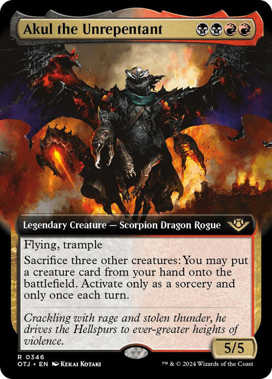 Akul the Unrepentant (Extended Art) [Outlaws of Thunder Junction] 346