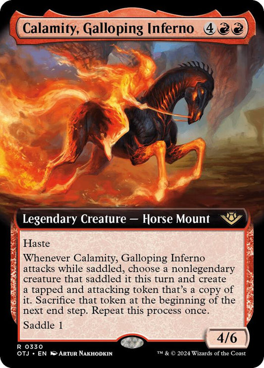 Calamity, Galloping Inferno (Extended Art) [Outlaws of Thunder Junction] 330