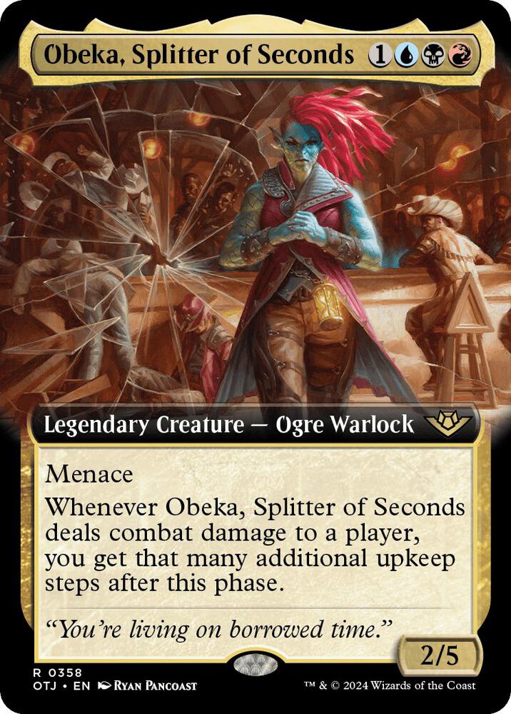 Obeka, Splitter of Seconds (Extended Art) [Outlaws of Thunder Junction] 358