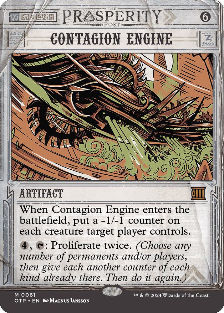 Contagion Engine [Outlaws of Thunder Junction: Breaking News] 61