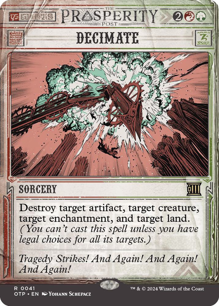 Decimate [Outlaws of Thunder Junction: Breaking News] 41