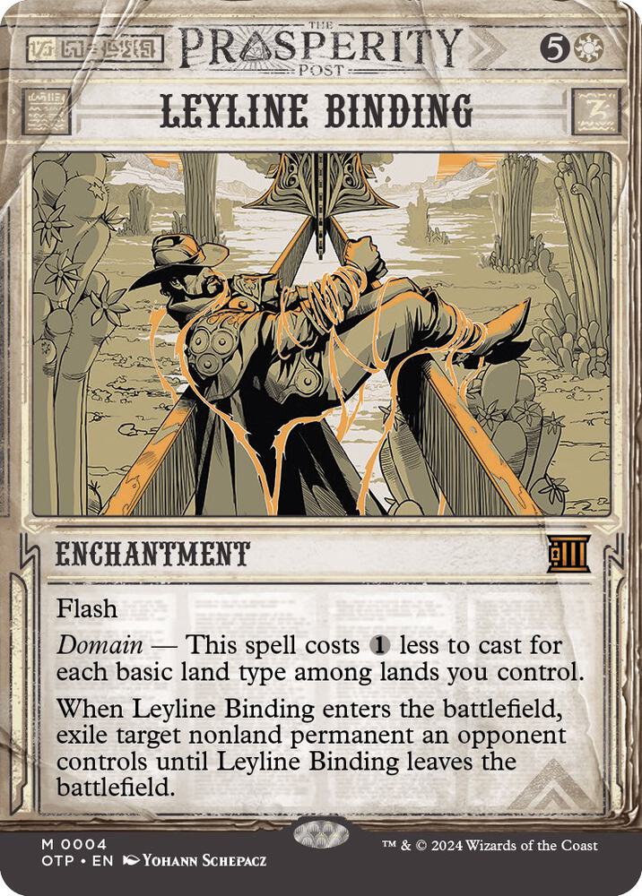 Leyline Binding [Outlaws of Thunder Junction: Breaking News] 4