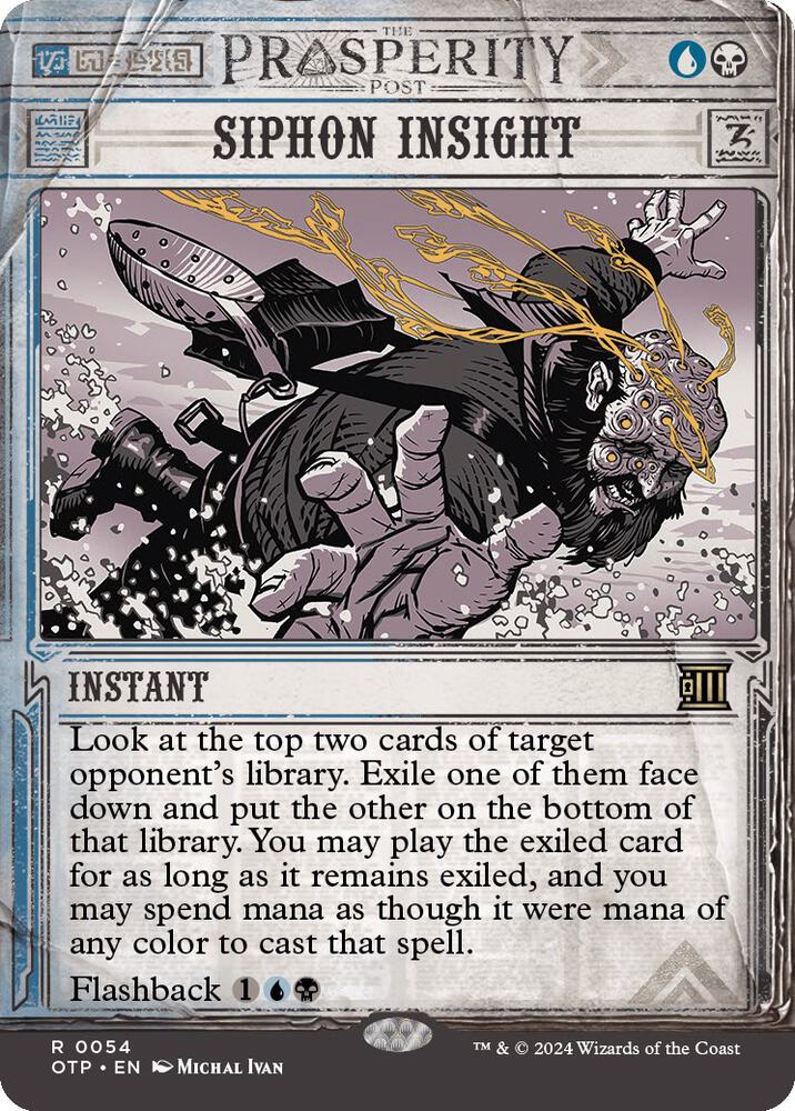 Siphon Insight [Outlaws of Thunder Junction: Breaking News] 54