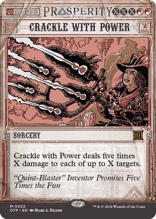 Crackle with Power [Outlaws of Thunder Junction: Breaking News] 22