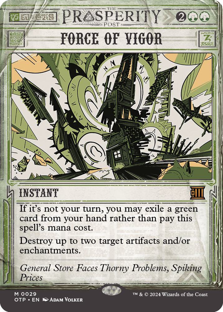 Force of Vigor [Outlaws of Thunder Junction: Breaking News] 29