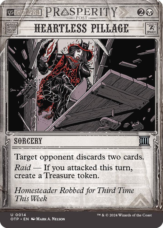 Heartless Pillage [Outlaws of Thunder Junction: Breaking News] 14