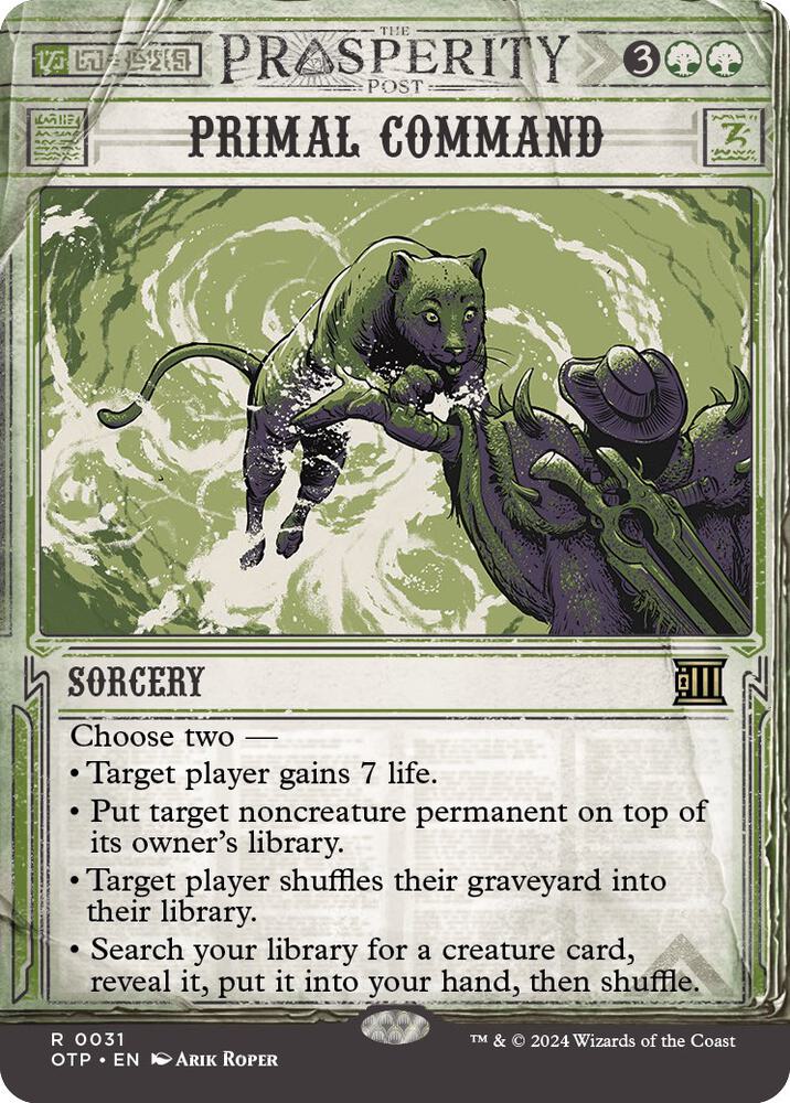 Primal Command [Outlaws of Thunder Junction: Breaking News] 31