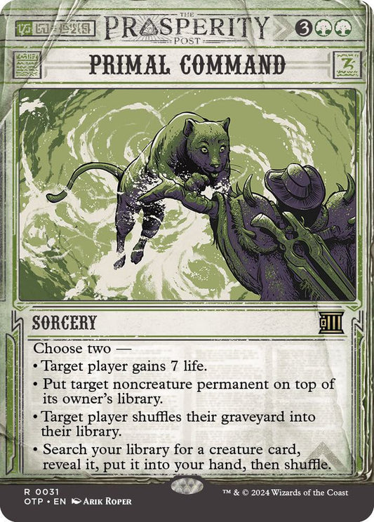 Primal Command [Outlaws of Thunder Junction: Breaking News] 31