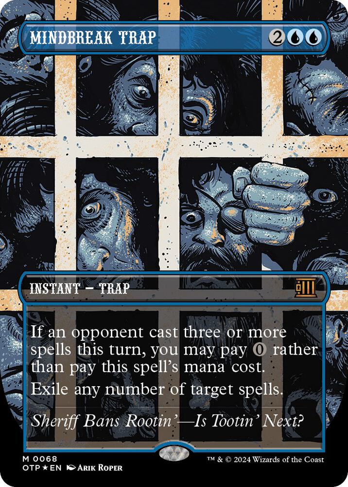 Mindbreak Trap (Textured Foil) [Outlaws of Thunder Junction: Breaking News] 68