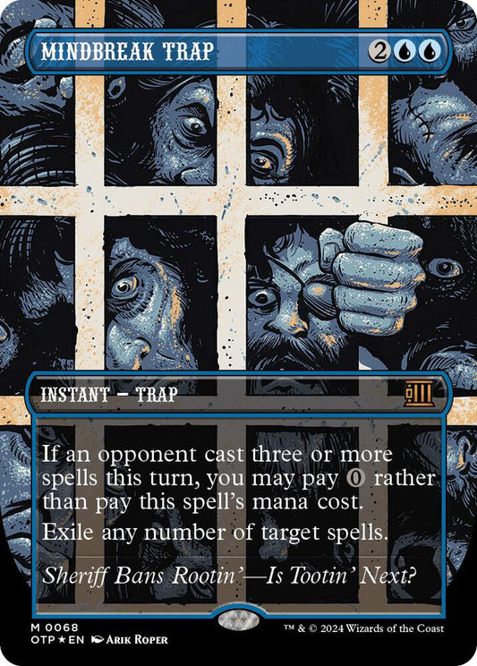 Mindbreak Trap (Textured Foil) [Outlaws of Thunder Junction: Breaking News] 68