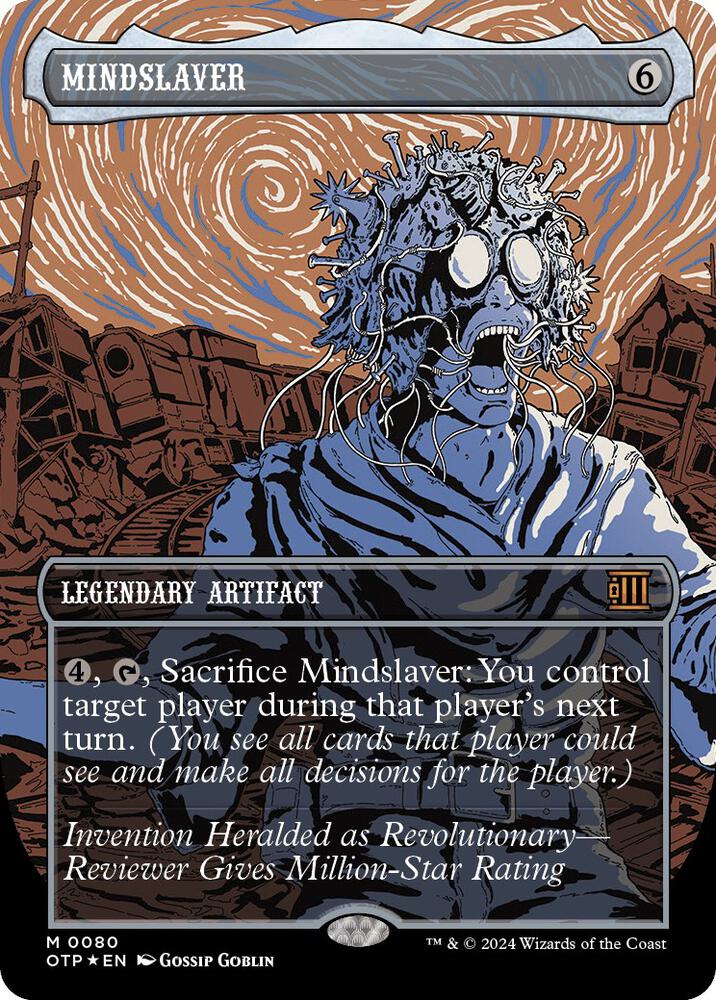 Mindslaver (Textured Foil) [Outlaws of Thunder Junction: Breaking News] 80