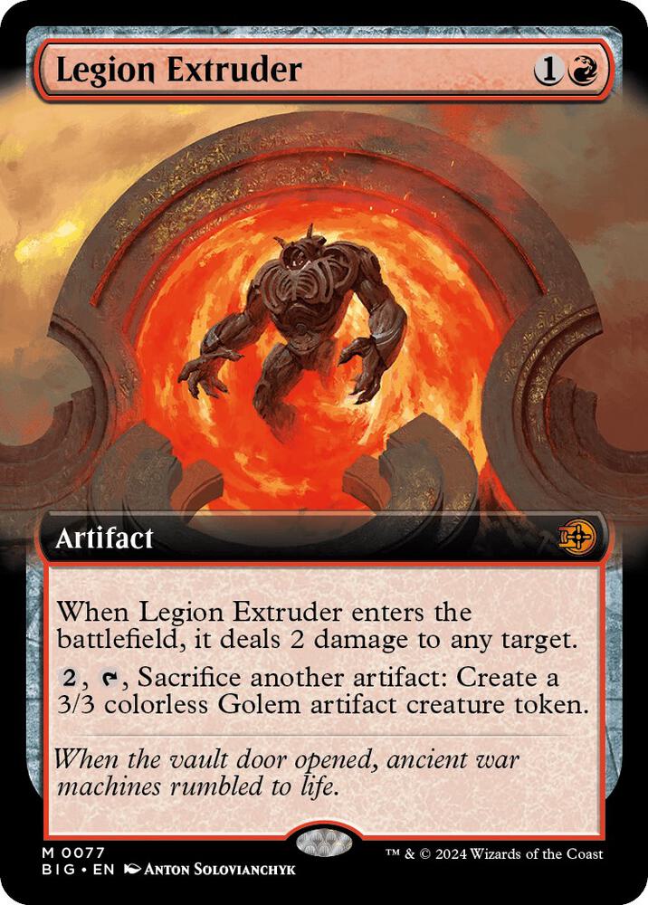 Legion Extruder (Extended Art) [Outlaws of Thunder Junction: The Big Score] 77