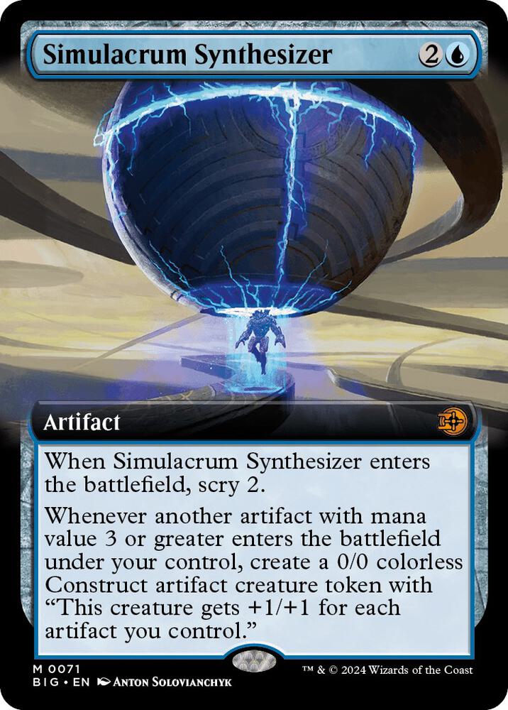 Simulacrum Synthesizer (Extended Art) [Outlaws of Thunder Junction: The Big Score] 71