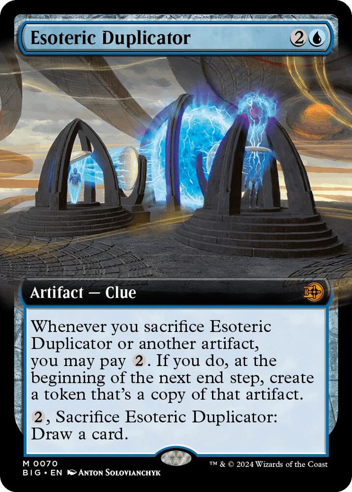 Esoteric Duplicator (Extended Art) [Outlaws of Thunder Junction: The Big Score] 70