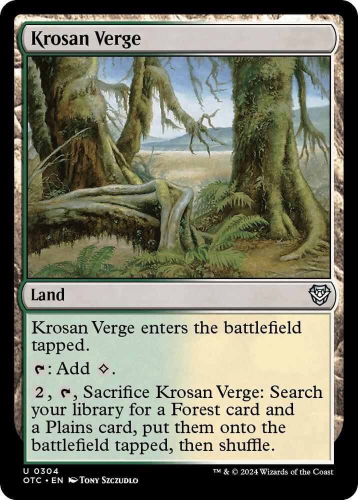 Krosan Verge [Commander: Outlaws of Thunder Junction] 304
