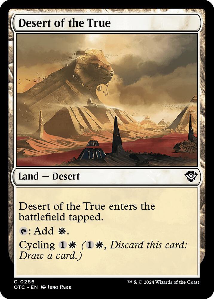 Desert of the True [Commander: Outlaws of Thunder Junction] 286