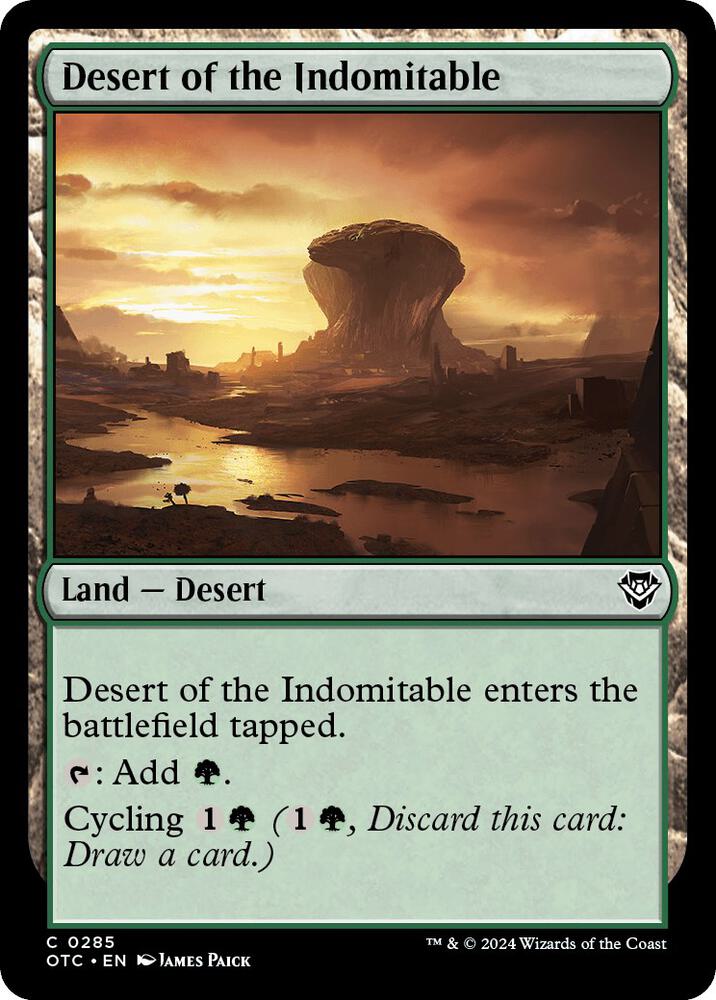 Desert of the Indomitable [Commander: Outlaws of Thunder Junction] 285