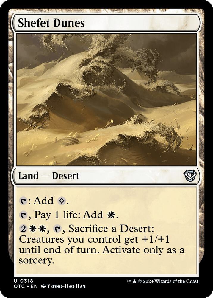 Shefet Dunes [Commander: Outlaws of Thunder Junction] 318