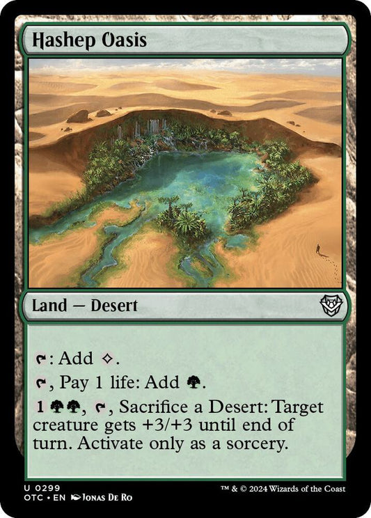 Hashep Oasis [Commander: Outlaws of Thunder Junction] 299