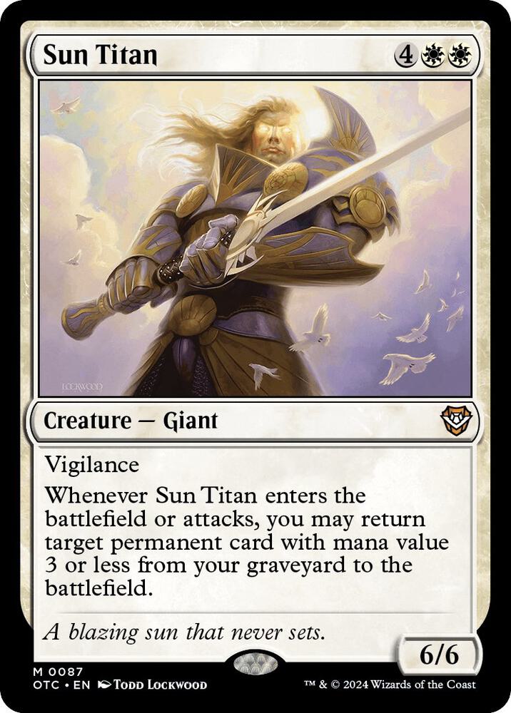 Sun Titan [Commander: Outlaws of Thunder Junction] 87