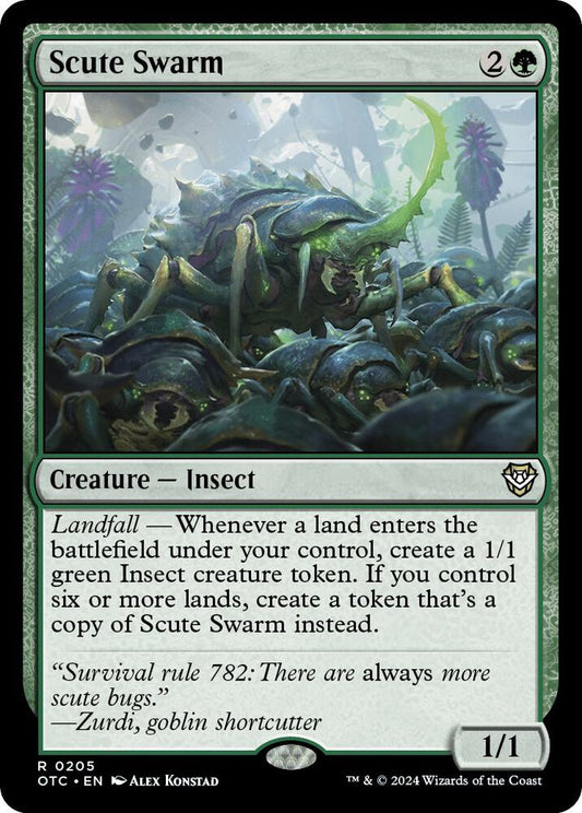 Scute Swarm [Commander: Outlaws of Thunder Junction] 205