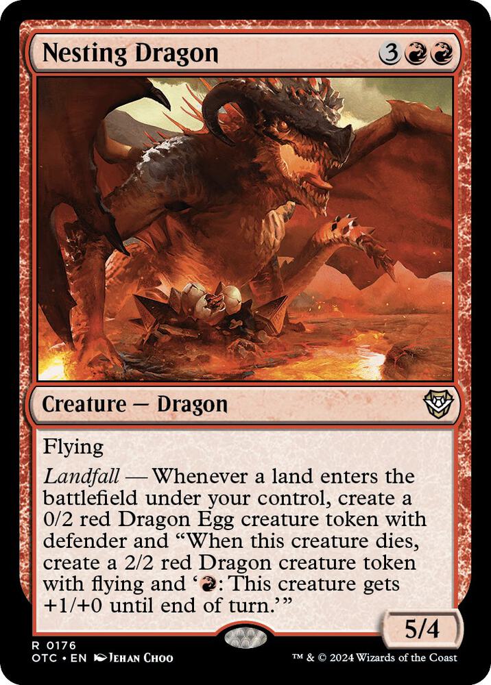 Nesting Dragon [Commander: Outlaws of Thunder Junction] 176