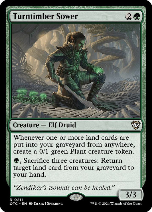 Turntimber Sower [Commander: Outlaws of Thunder Junction] 211