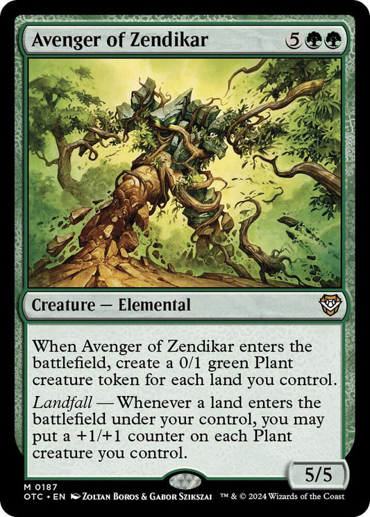 Avenger of Zendikar [Commander: Outlaws of Thunder Junction] 187