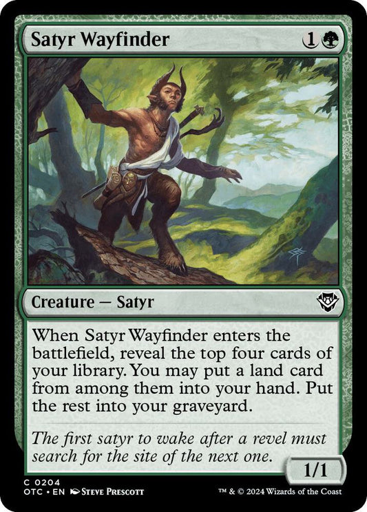 Satyr Wayfinder [Commander: Outlaws of Thunder Junction] 204