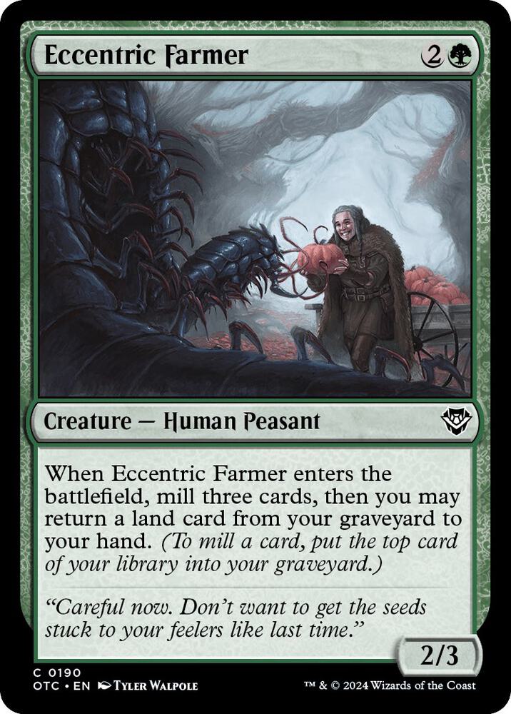 Eccentric Farmer [Commander: Outlaws of Thunder Junction] 190