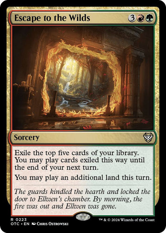 Escape to the Wilds [Commander: Outlaws of Thunder Junction] 223