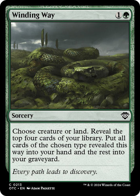Winding Way [Commander: Outlaws of Thunder Junction] 213