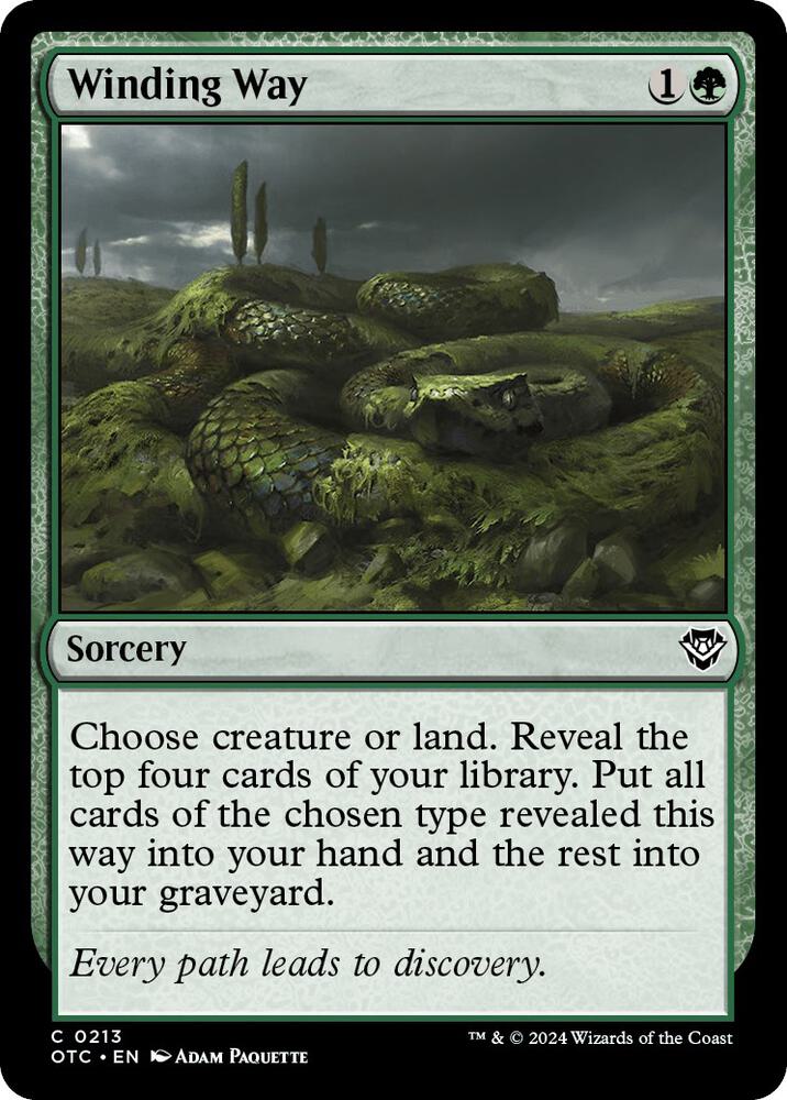 Winding Way [Commander: Outlaws of Thunder Junction] 213