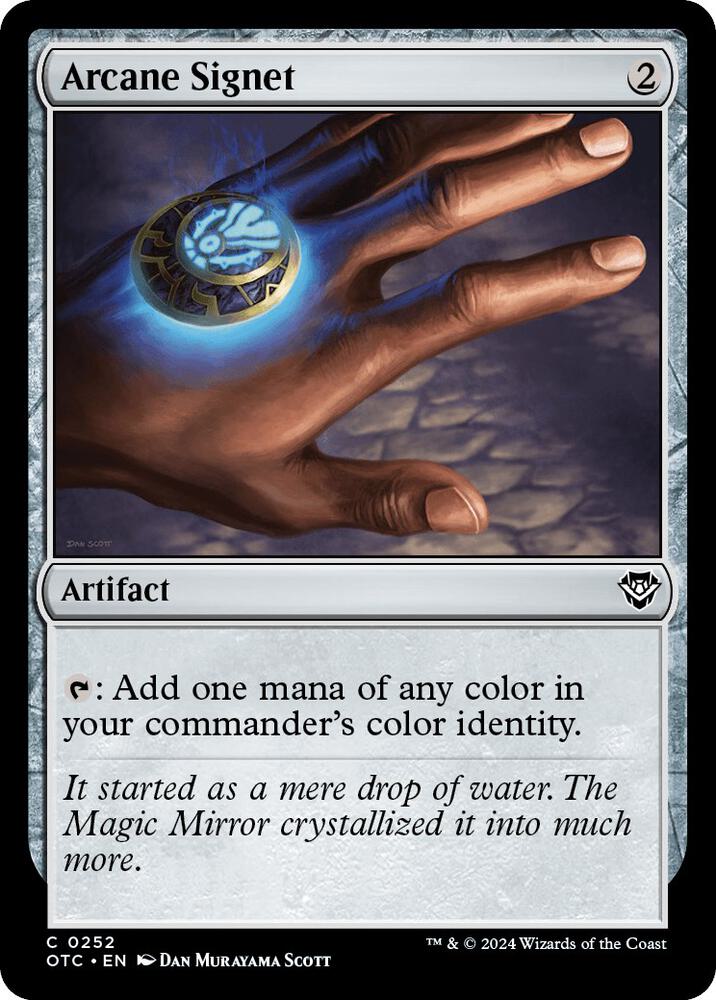 Arcane Signet [Commander: Outlaws of Thunder Junction] 252