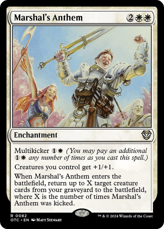 Marshal's Anthem [Commander: Outlaws of Thunder Junction] 82