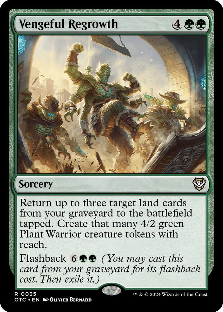 Vengeful Regrowth [Commander: Outlaws of Thunder Junction] 35