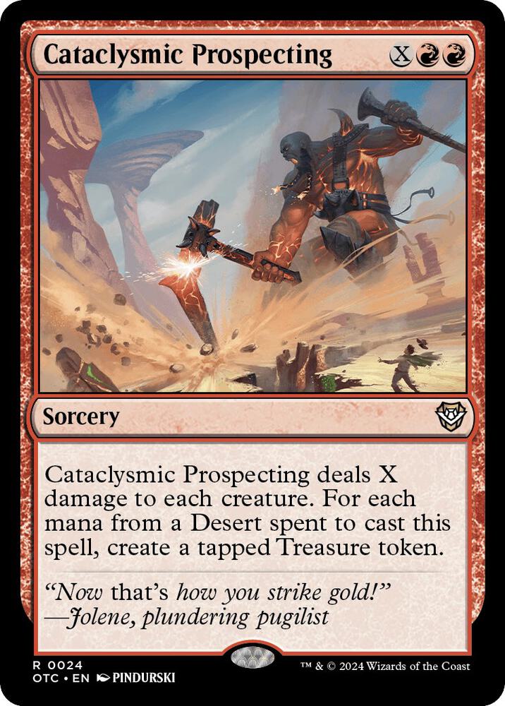 Cataclysmic Prospecting [Commander: Outlaws of Thunder Junction] 24