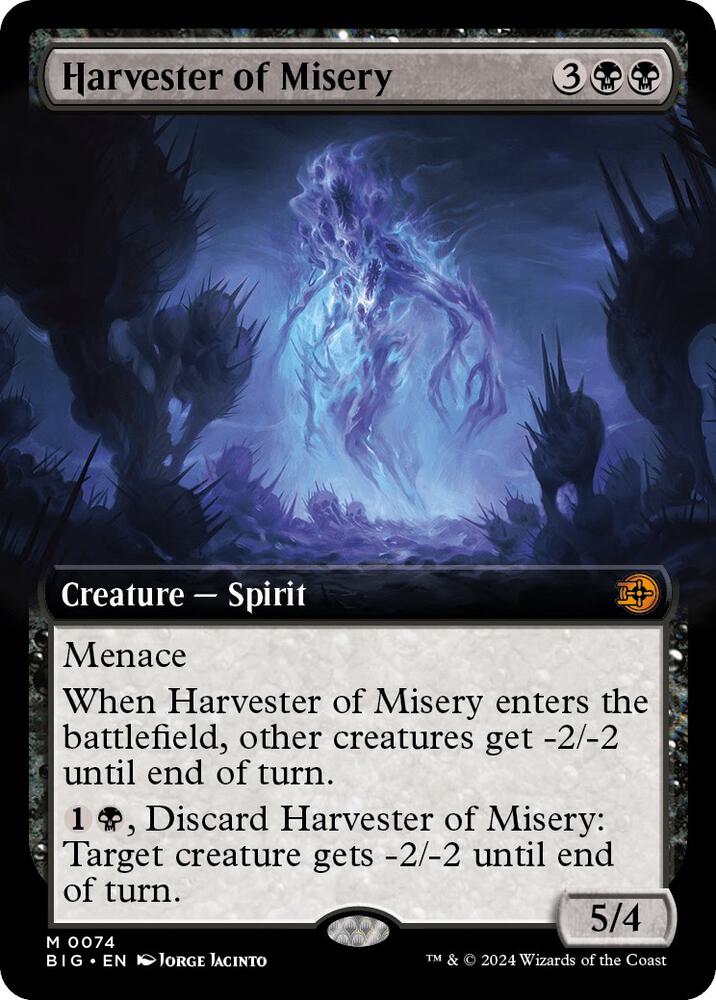 Harvester of Misery (Extended Art) [Outlaws of Thunder Junction: The Big Score] 74