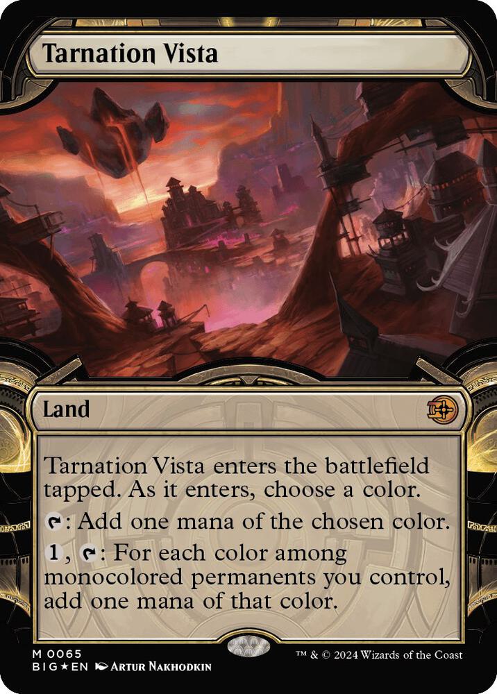 Tarnation Vista (Showcase) (Raised Foil) [Outlaws of Thunder Junction: The Big Score] 65