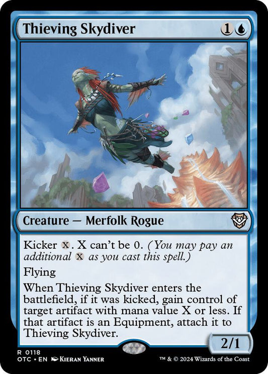 Thieving Skydiver [Commander: Outlaws of Thunder Junction] 118
