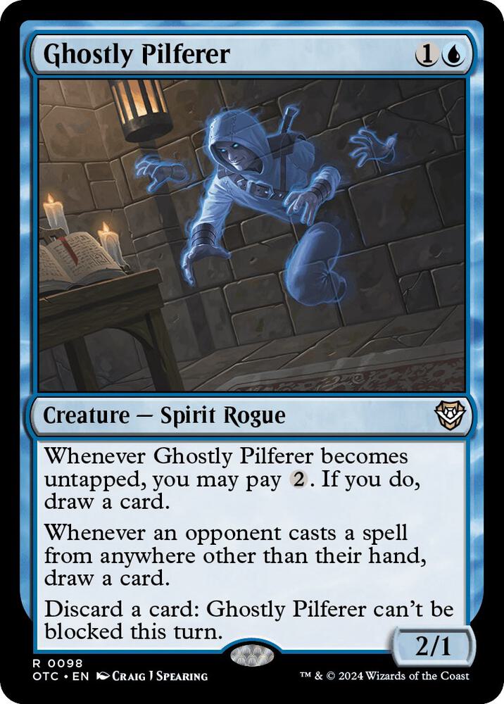 Ghostly Pilferer [Commander: Outlaws of Thunder Junction] 98