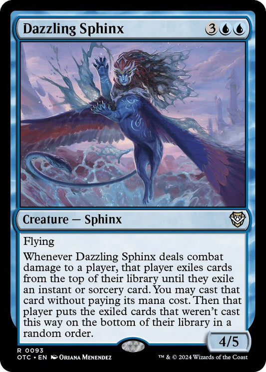 Dazzling Sphinx [Commander: Outlaws of Thunder Junction] 93