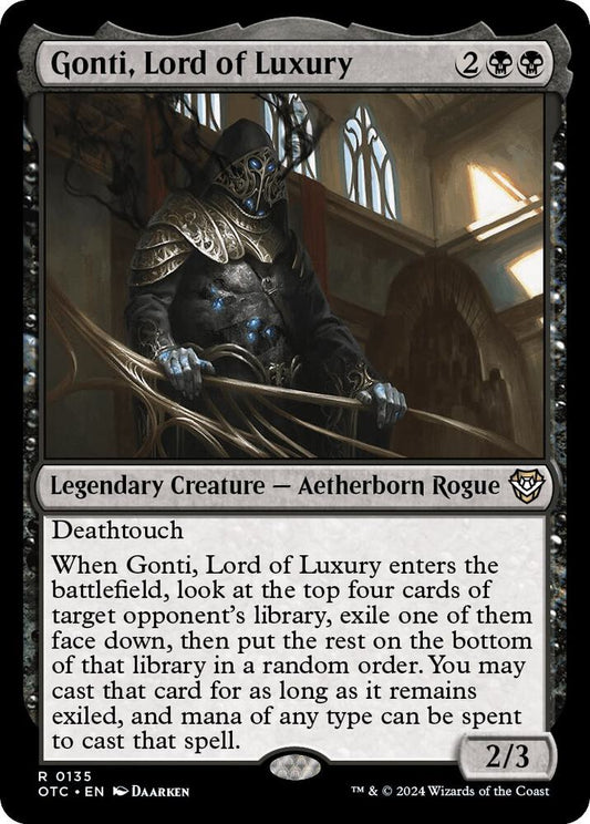 Gonti, Lord of Luxury [Commander: Outlaws of Thunder Junction] 135